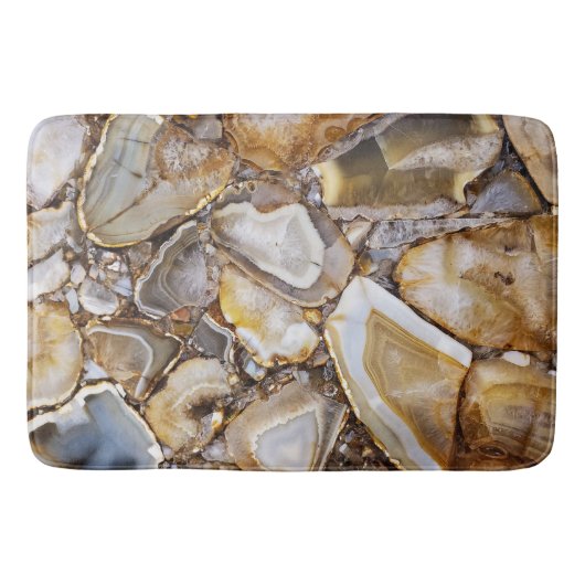 磨き上げた宝石類 バスマット (正面)