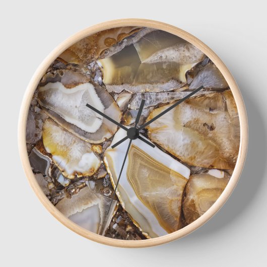 磨き上げた宝石類 壁時計 (正面)