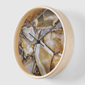 磨き上げた宝石類 壁時計 (傾斜)