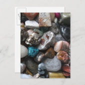 磨き上げた美しい岩絵葉書のコレクション ポストカード (正面/裏面)