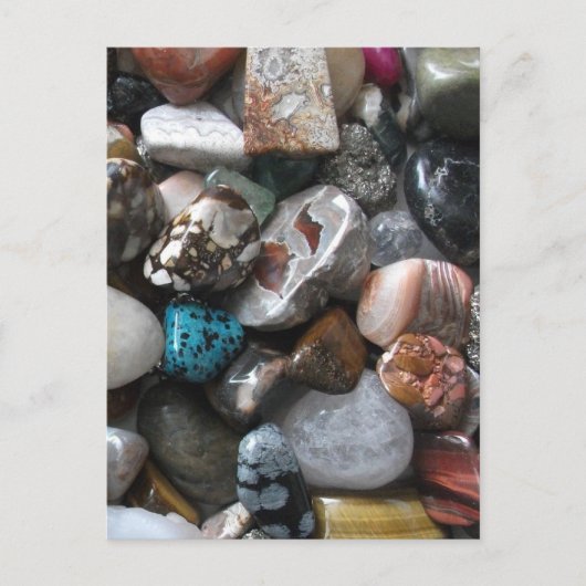 磨き上げた美しい岩絵葉書のコレクション ポストカード (正面)