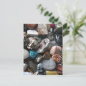 磨き上げた美しい岩絵葉書のコレクション ポストカード (スタンド正面)