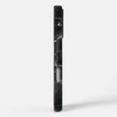 磨き上げられた黒い大理石スラブ Case-Mate iPhoneケース (裏面 / 右)