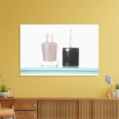 磨き粉のボトルの閉じ込め キャンバスプリント (インサイチュ (リビング))