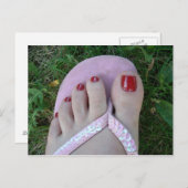 磨き足先美しいまたはサロンポストカード ポストカード (正面/裏面)