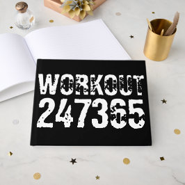 磨耗して傷だらけのテキスト Workout 247365 白 ゲストブック