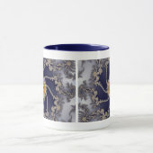 礁のフラクタル-フラクタルのマグ マグカップ (中央)