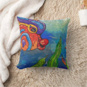 礁の魚の枕 クッション (ブランケット)