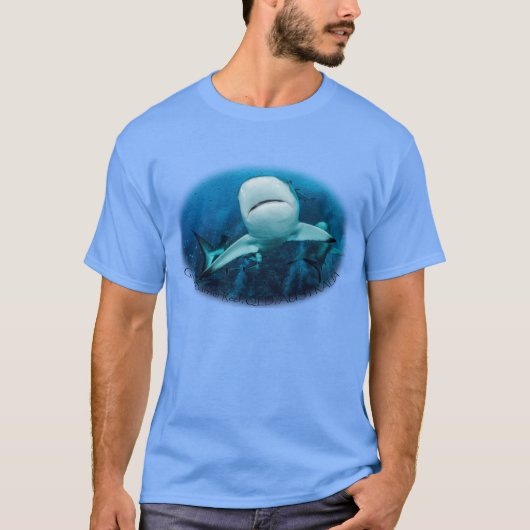 礁の鮫のTシャツ Tシャツ (正面)