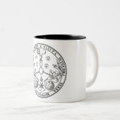 礬のマグのフリーメーソン会員 ツートーンマグカップ (正面右)