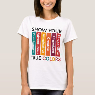 示して下さいあなたの本来の性格(仕事場)を Tシャツ