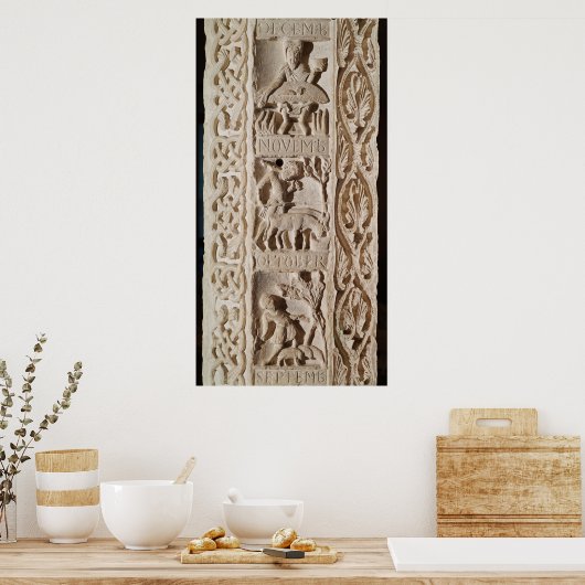 示す柱の詳細 ポスター (キッチン)