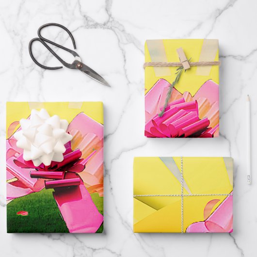 礼を言え感じ! ラッピングペーパーシート (正面)