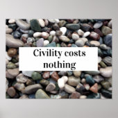 礼儀は何も諺のポスターを要しない ポスター (正面)