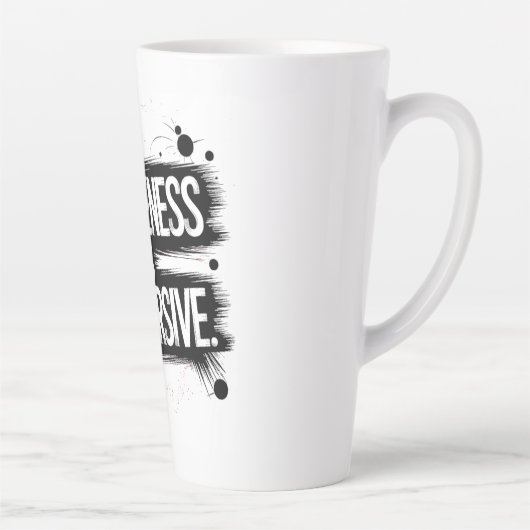 礼儀は打破だ カフェラテマグ (右)