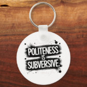 礼儀は打破だ キーホルダー (裏面)