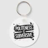 礼儀は打破だ キーホルダー (裏面)