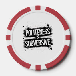 礼儀は打破だ ポーカーチップ