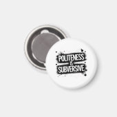 礼儀は打破だ マグネット (正面/裏面)