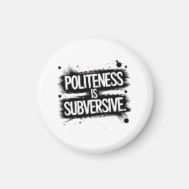 礼儀は打破だ マグネット