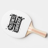 礼儀は打破だ 卓球ラケット (横)