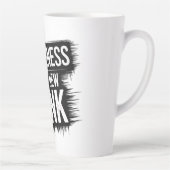 礼儀正しさが新たなパンクだ カフェラテマグ (右)