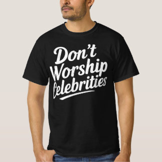 礼拝しない有名人 Tシャツ