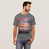 礼拝のための聖句 Tシャツ (正面フル)