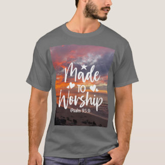 礼拝のための聖句 Tシャツ