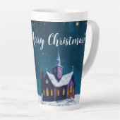 礼拝の理由 カフェラテマグ (右アングル)