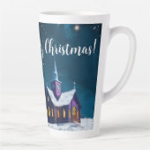 礼拝の理由 カフェラテマグ (右)