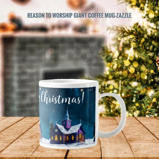 礼拝の理由 ジャンボコーヒーマグカップ