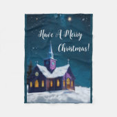 礼拝の理由 フリースブランケット (正面)