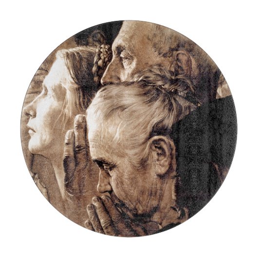 礼拝の自由 カッティングボード (正面)