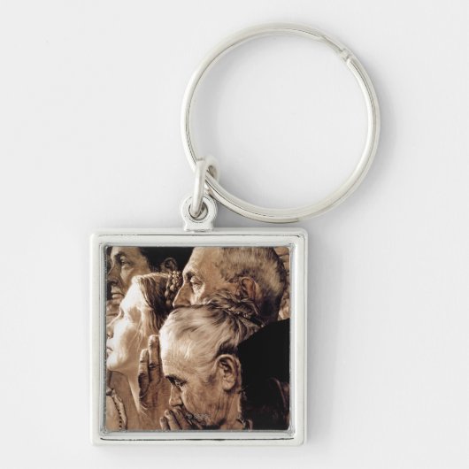 礼拝の自由 キーホルダー (正面)