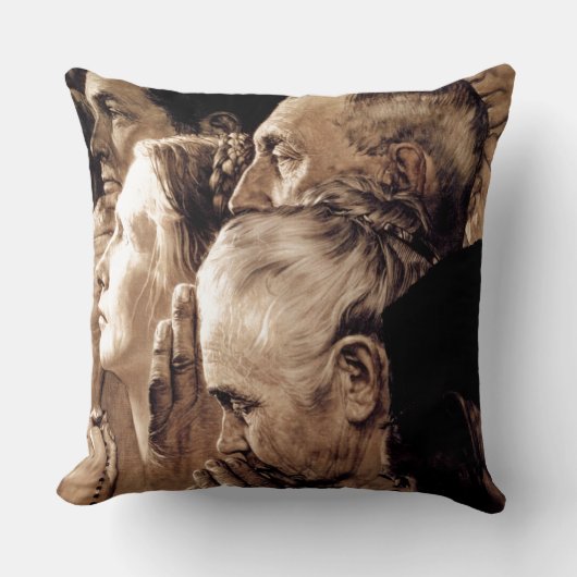 礼拝の自由 クッション (正面)