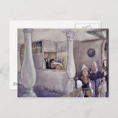 礼拝の間のサンボーン教会。 ポストカード (正面/裏面)