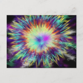 礼拝アートピンクアクアブルーイエロー10月20日ESSL ポストカード