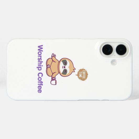 礼拝コーヒー – Iphone 16 Plus Case-Mate iPhoneケース (裏面 (横))