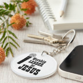 礼拝チームKeychain礼拝のリーダーのためのイエス キーホルダー (正面右)