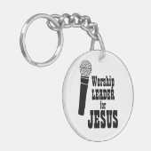 礼拝チームKeychain礼拝のリーダーのためのイエス キーホルダー (正面左)