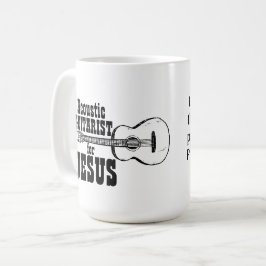 礼拝チームMug Accoustic For Jesus コーヒーマグカップ