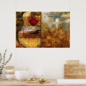 礼拝ハート ポスター (キッチン)