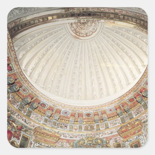 礼拝堂からの金庫室の詳細 スクエアシール (正面)