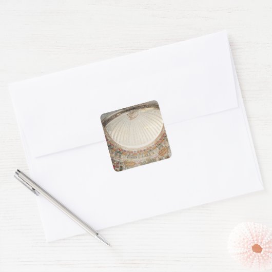 礼拝堂からの金庫室の詳細 スクエアシール (封筒)