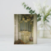 礼拝堂のオルガン ポストカード (スタンド正面)