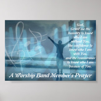 礼拝隊の祈りの言葉 ポスター