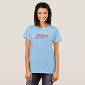 礼拝(ヨハネ4 : 24 )女性のTシャツ Tシャツ (正面フル)