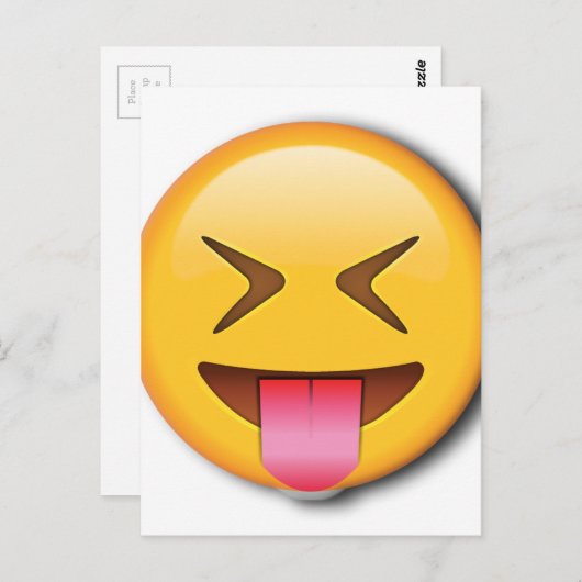 社おもしろい会絵文字 ポストカード (正面/裏面)
