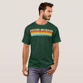 社おもしろい労者 Tシャツ (正面フル)
